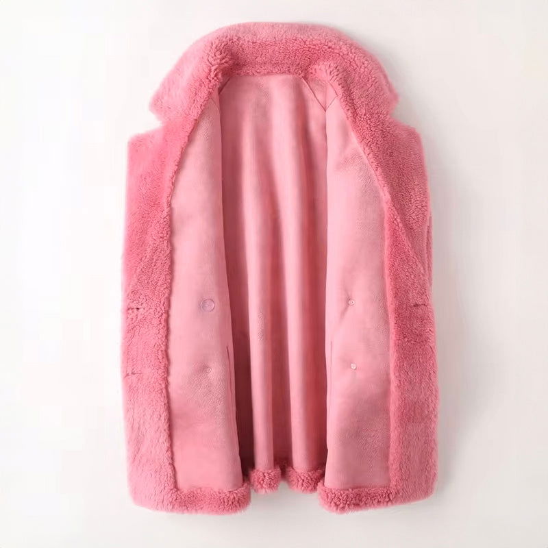 Amoretti Celeste Shearling Coat - northshorefashion