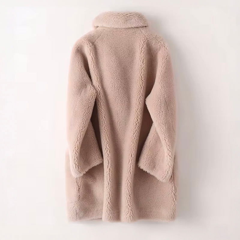 Amoretti Celeste Shearling Coat - northshorefashion