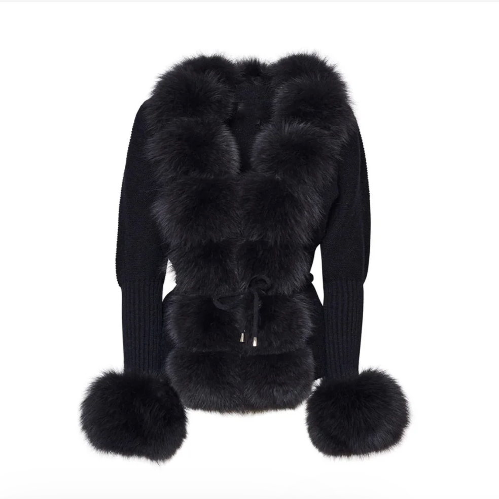 Giulia Fur Cardigan - northshorefashion