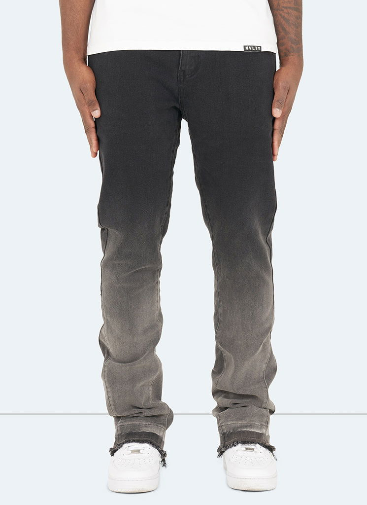 Vintage Flare Deep Fade Jeans - Black - northshorefashion