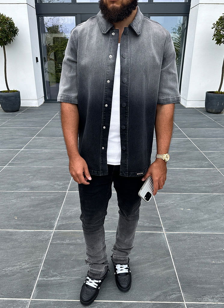 Vintage Flare Deep Fade Jeans - Black - northshorefashion