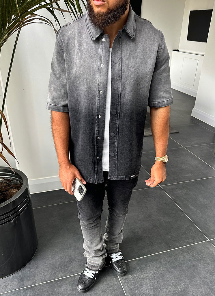 Vintage Flare Deep Fade Jeans - Black - northshorefashion